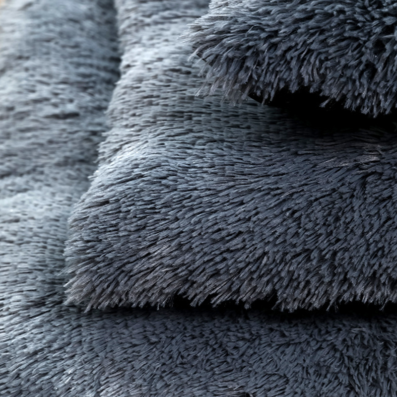 PV plush square dog bed winter warm pet mat