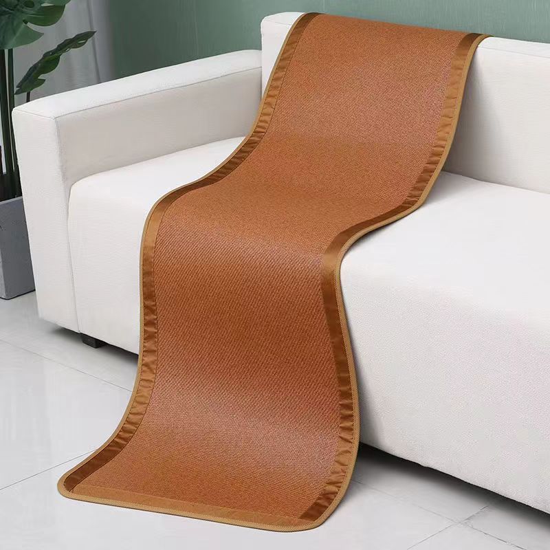 Chinoiserie ice silk mat sofa cushion natural rattan mat for summer use