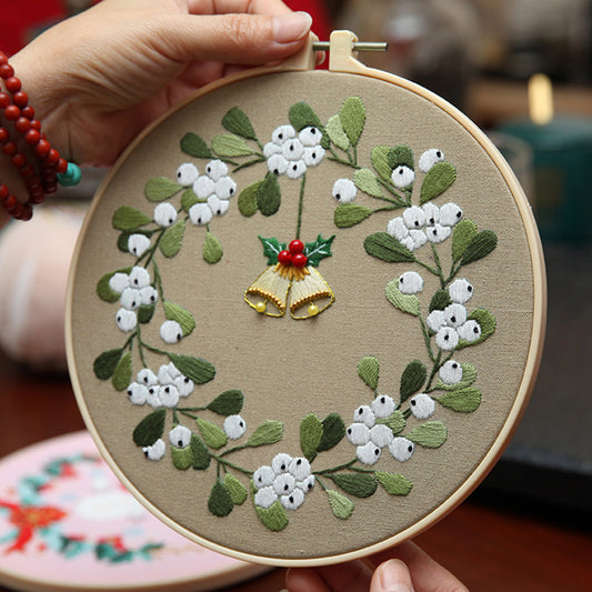 Novice embroidery DIY material package handmade embroidery creative Lu embroidery ornaments