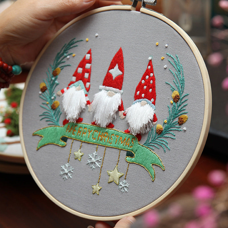 Novice embroidery DIY material package handmade embroidery creative Lu embroidery ornaments