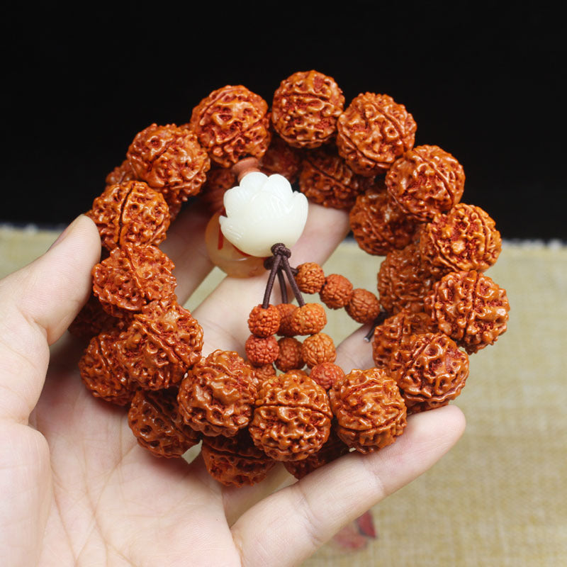 Chinoiserie Rudraksha Feng Shui Bracelet