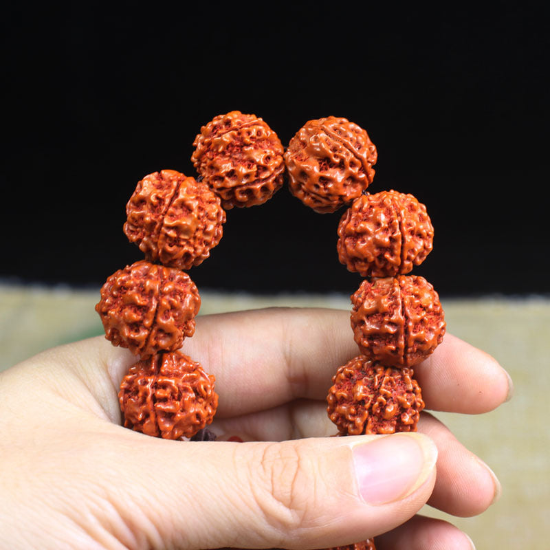 Chinoiserie Rudraksha Feng Shui Bracelet