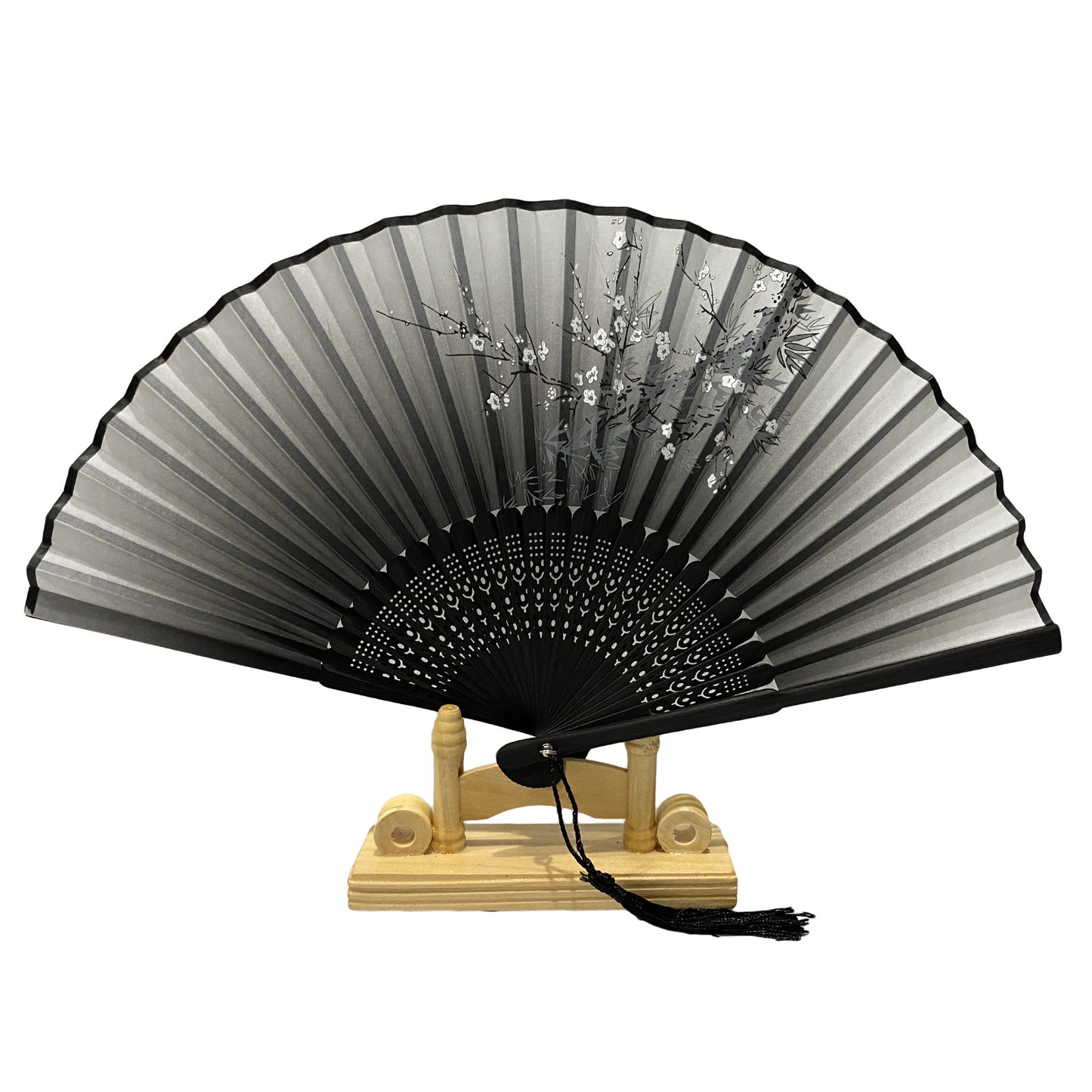 Chinese style classical ladies tassel small folding fan portable folding fan ladies gift small bamboo fan