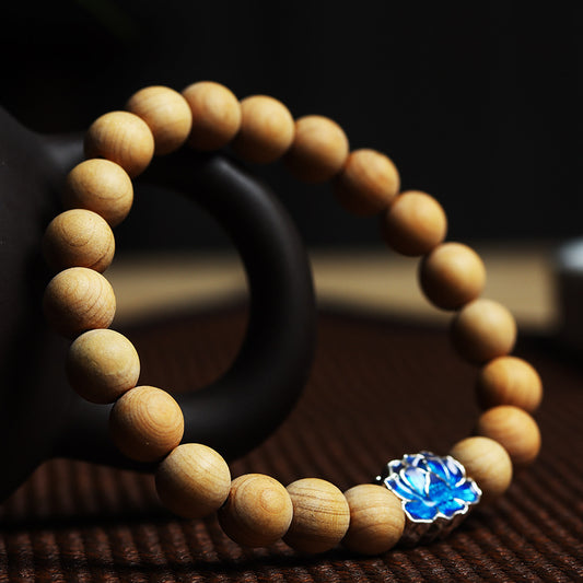 Chinoiserie Taihang Thuja Ball Beads Cloisonné Accessories Feng shui Bracelets