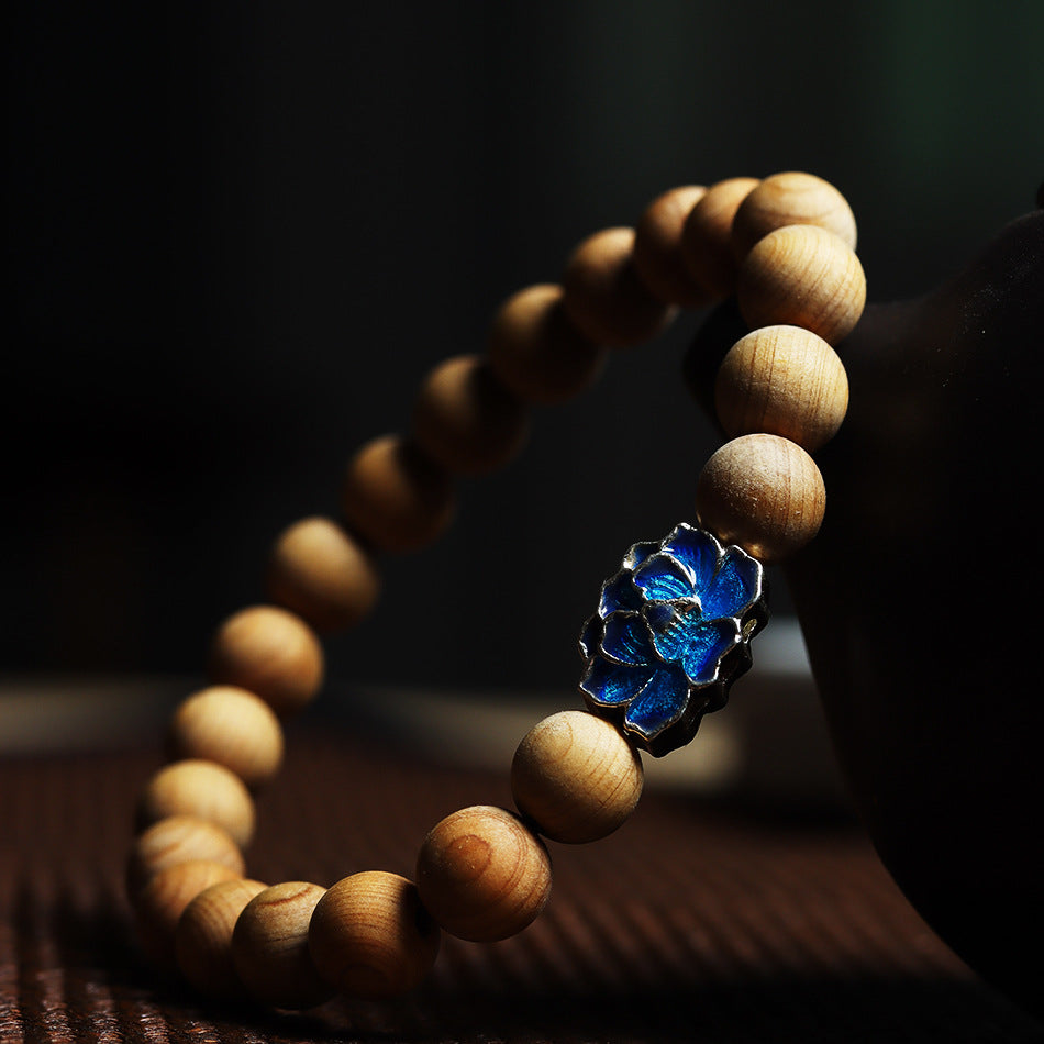 Chinoiserie Taihang Thuja Ball Beads Cloisonné Accessories Feng shui Bracelets