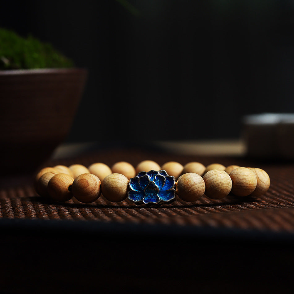 Chinoiserie Taihang Thuja Ball Beads Cloisonné Accessories Feng shui Bracelets