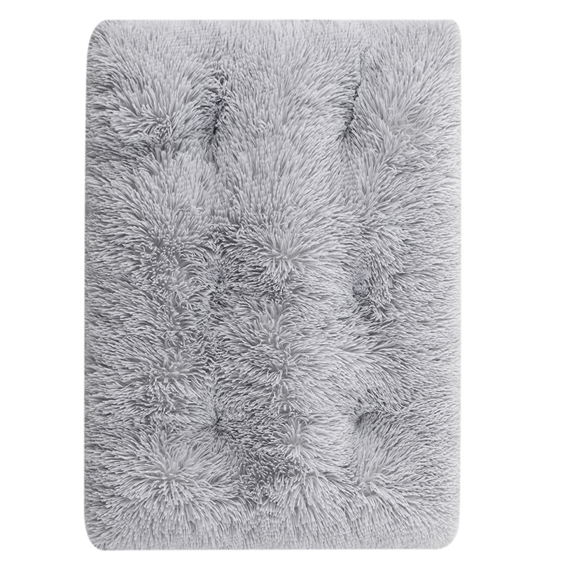 PV plush square dog bed winter warm pet mat