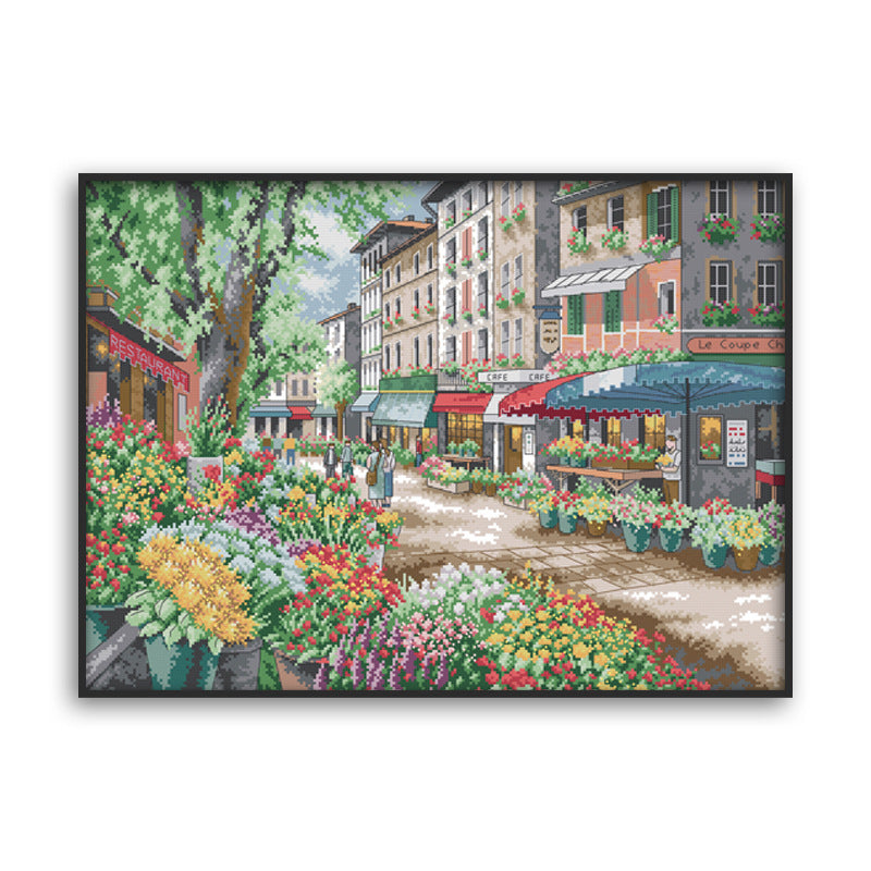 Chinese Cross Stitch Material Kit Living Room Crafts DIY