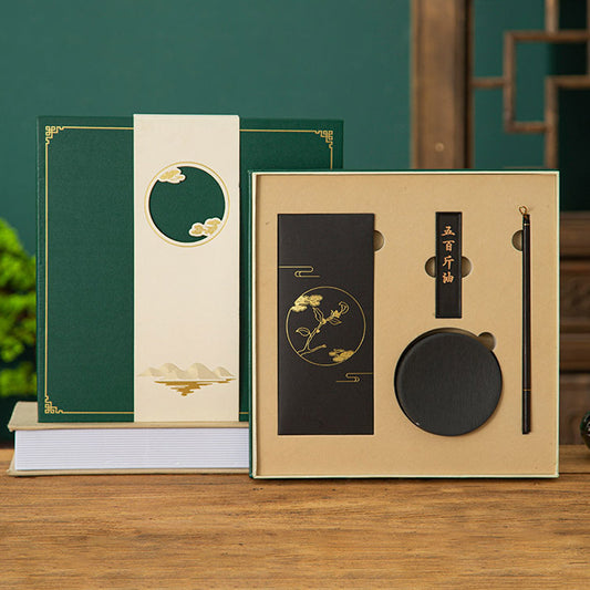 Chinoiserie Wen Fang Si Bao calligraphy set