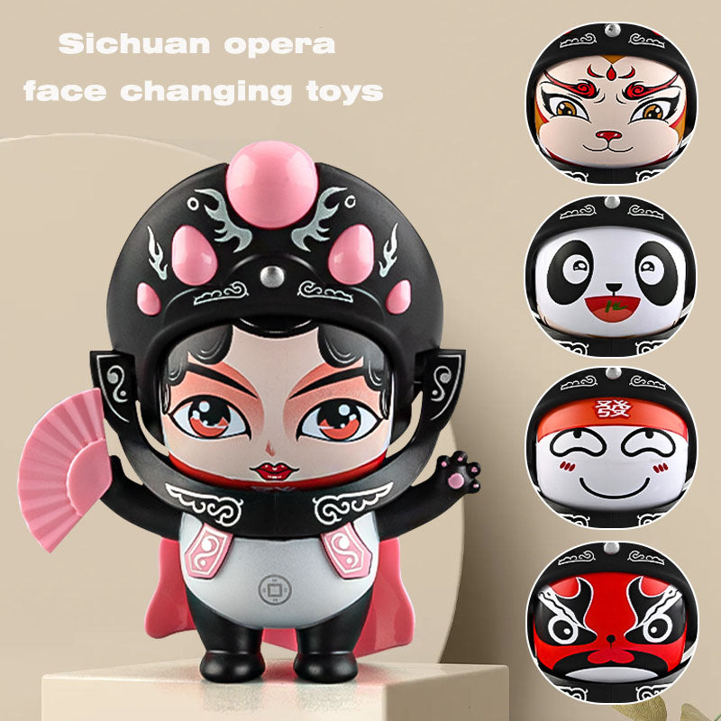 Sichuan opera face-changing toys are hot-selling creative mask dolls