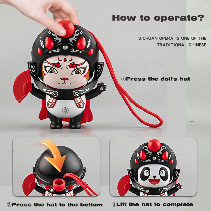 Sichuan opera face-changing toys are hot-selling creative mask dolls