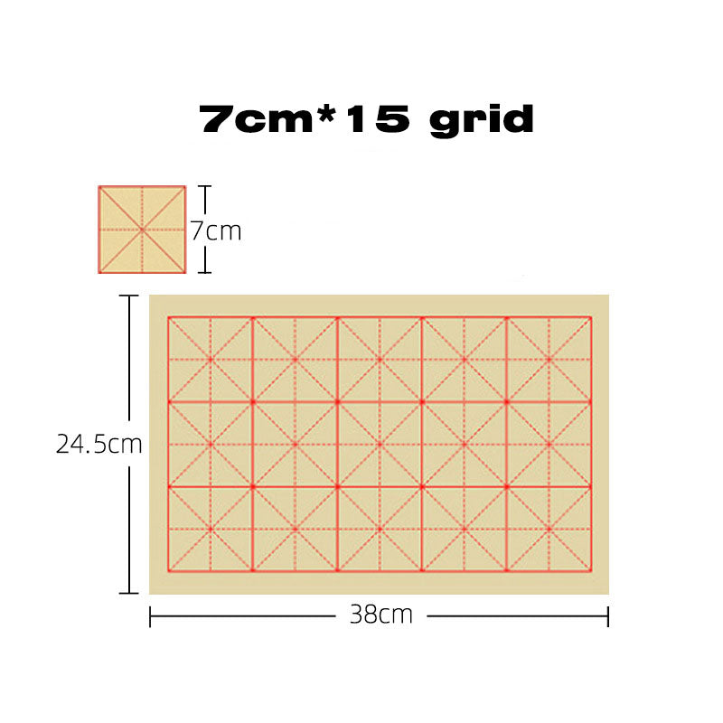 250 rice paper rice grid calligraphy practice sheets