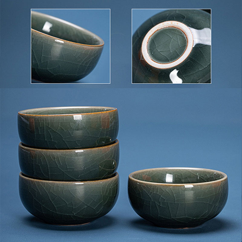 Kung Fu tea set, practical suitcase, high quality gift, beautiful packaging