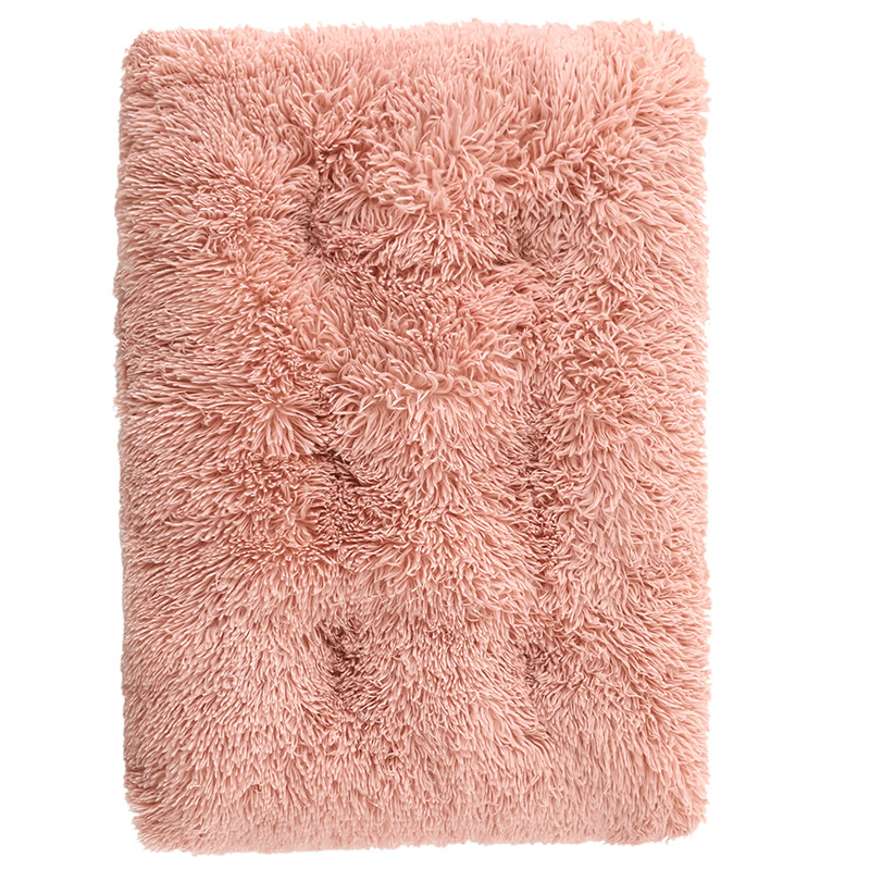 PV plush square dog bed winter warm pet mat