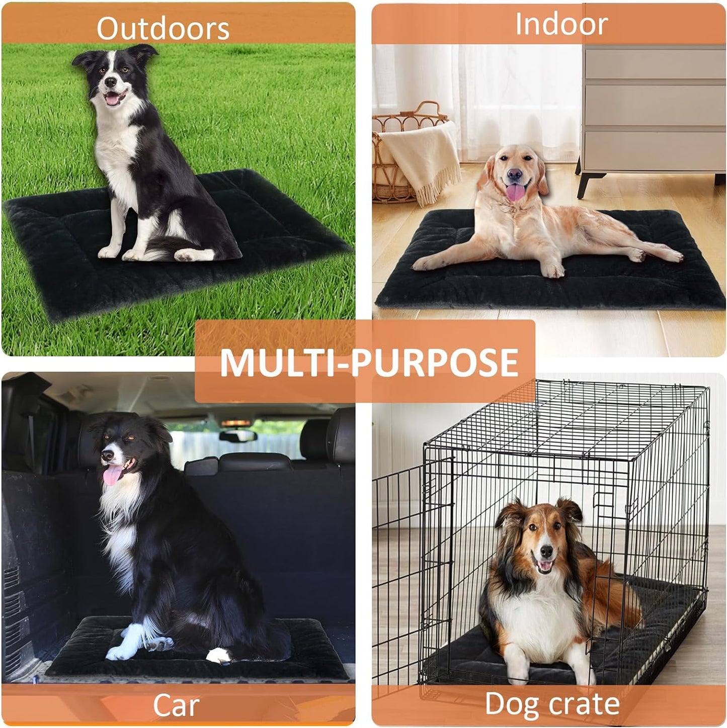 Pet mat dog kennel mat dog cage mat winter thick PP cotton dog mat