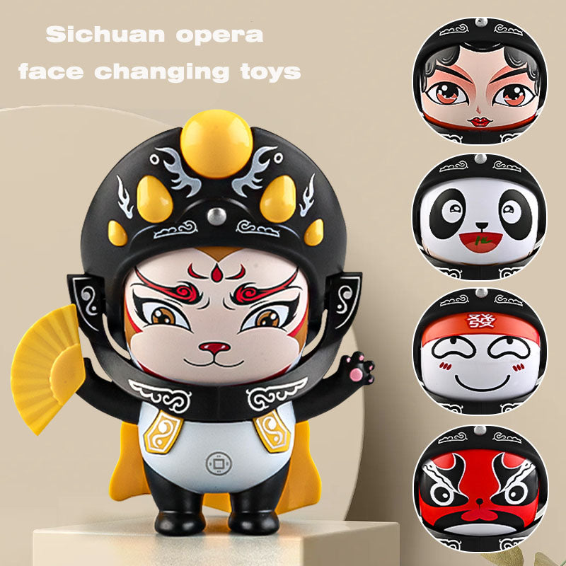 Sichuan opera face-changing toys are hot-selling creative mask dolls