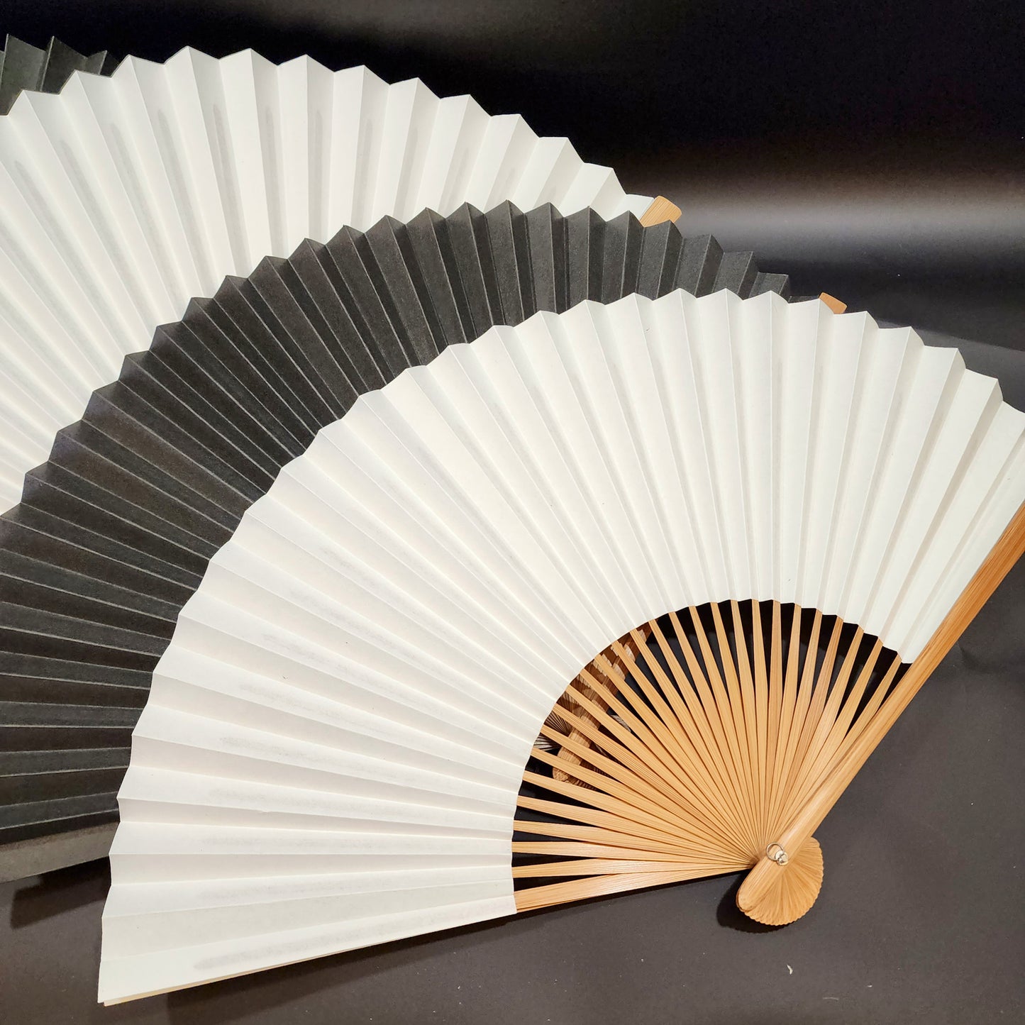 Chinese antique folding fan blank paper fan DIY fan with your own painted patterns