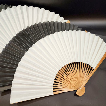 Chinese antique folding fan blank paper fan DIY fan with your own painted patterns
